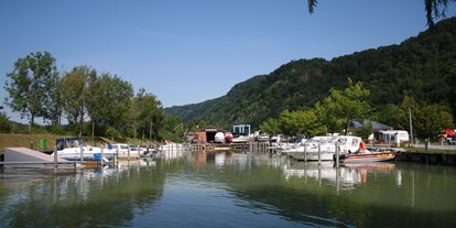 Yachthafen - Trockenliegeplätze - Bayerischer Wald - großer Hafen - Boote bis 12,50 Meter - Hafen Obernzell