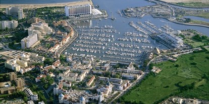 Yachthafen - am Meer - Portugal - Luftaufnahme - Marina de Vilamoura
