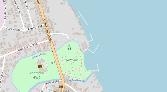 Marina auf Satellitenbild