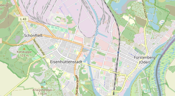 Marina auf Karte