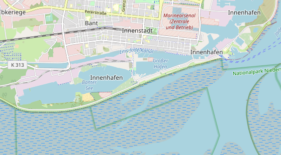 Marina auf Karte