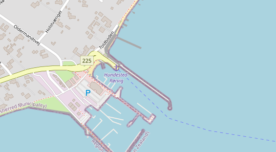 Marina auf Satellitenbild