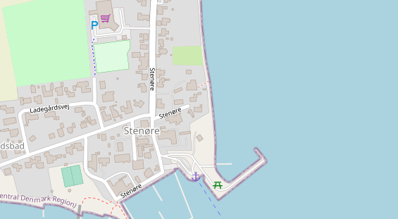 Marina auf Satellitenbild