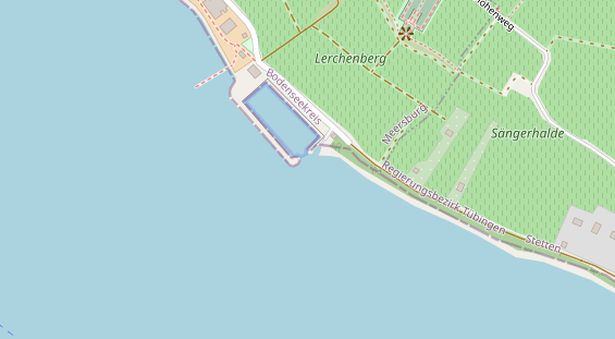 Marina auf Satellitenbild