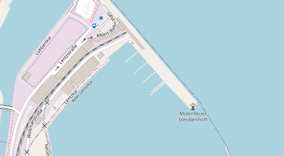 Marina auf Satellitenbild