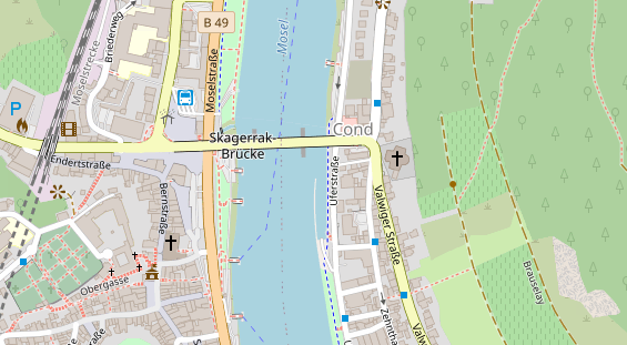 Marina auf Satellitenbild