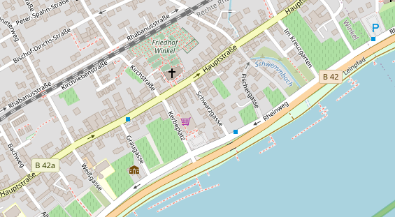 Marina auf Satellitenbild