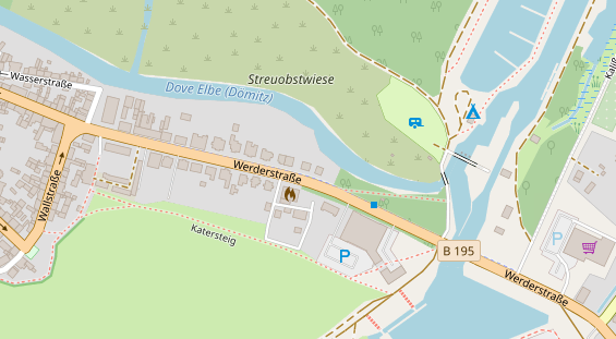 Marina auf Satellitenbild