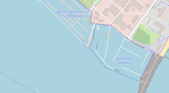 Marina auf Satellitenbild