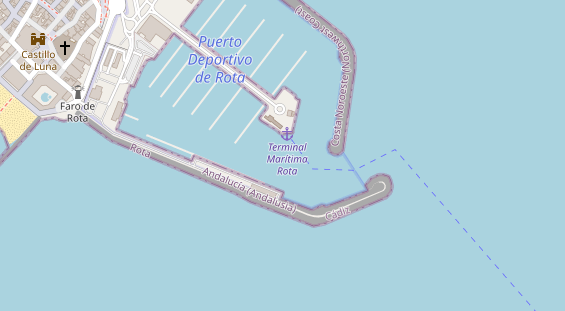 Marina auf Satellitenbild