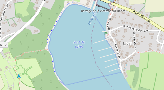 Marina auf Satellitenbild