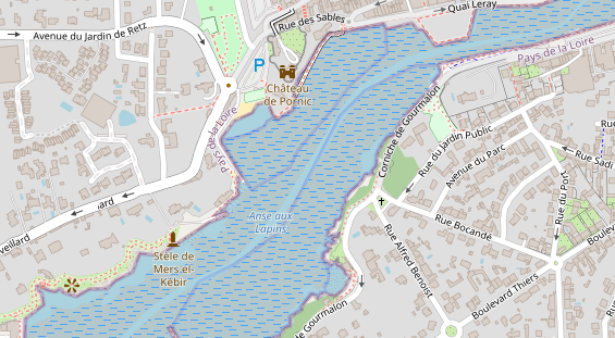 Marina auf Satellitenbild