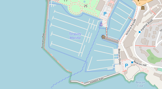 Marina auf Satellitenbild