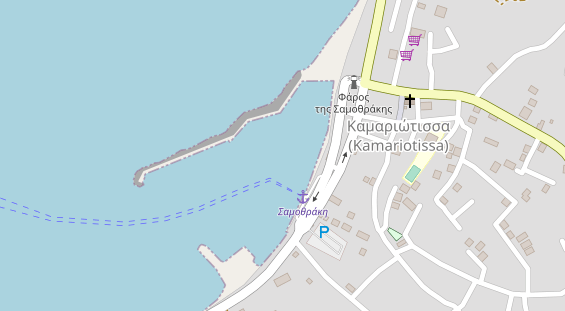 Marina auf Satellitenbild