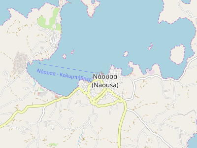 naoussa greece map