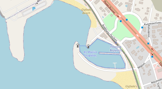 Marina auf Satellitenbild