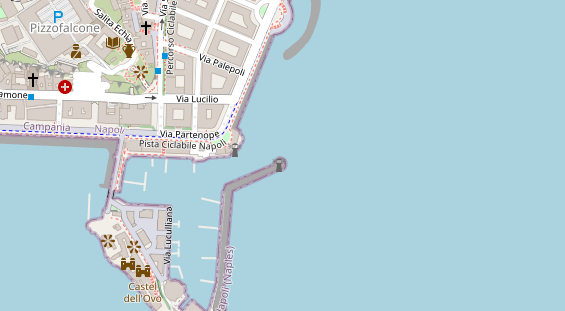 Marina auf Satellitenbild