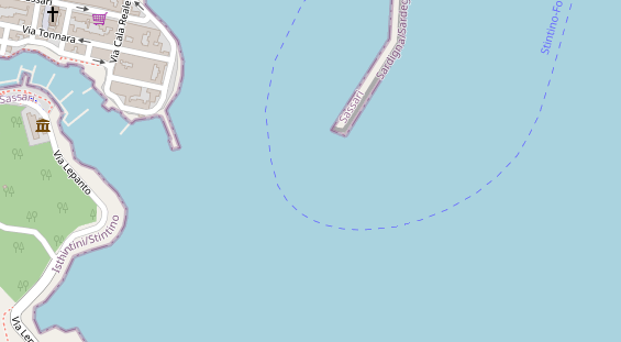 Marina auf Satellitenbild