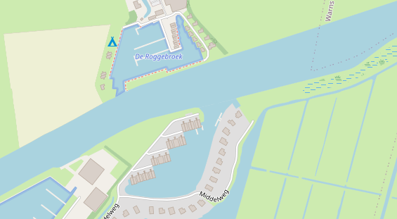 Marina auf Satellitenbild