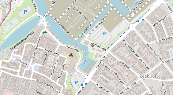 Marina auf Satellitenbild