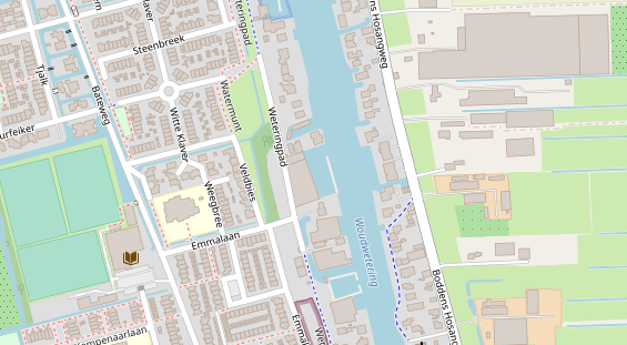 Marina auf Satellitenbild