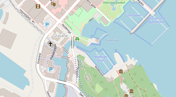 Marina auf Satellitenbild