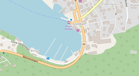 Marina auf Satellitenbild