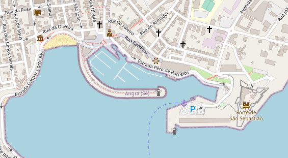 Marina auf Satellitenbild