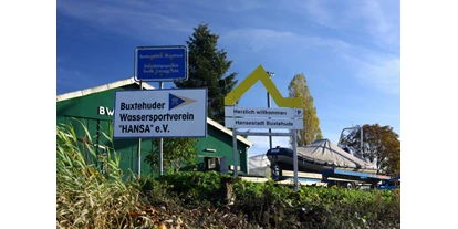 Yachthafen - Hunde erlaubt - Deutschland - Begrüßung - City Sortboothafen Buxtehuder Wassersportverein Hansa e.V.