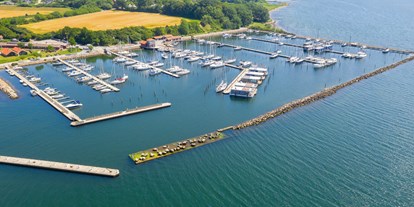 Yachthafen - Hunde erlaubt - Egernsund - Marina Minde Luftfoto - Marina Minde 