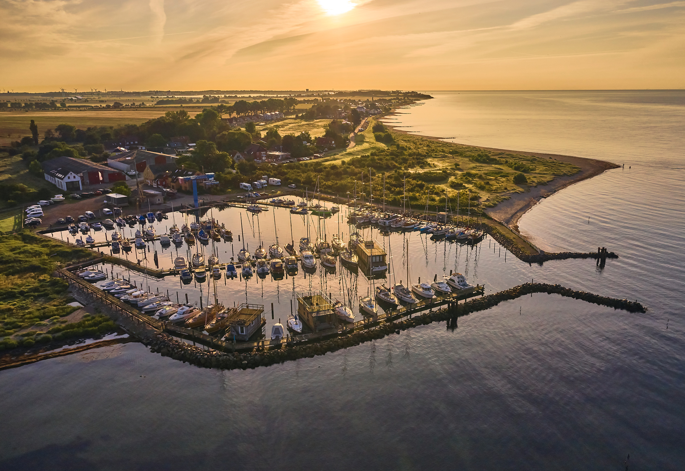 Marina - Bootswerft Schaich, Fehmarnsund