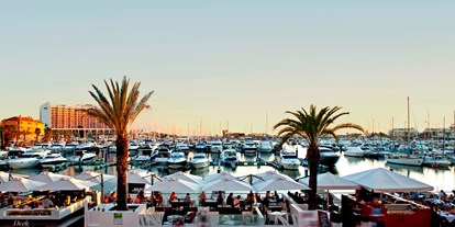 Yachthafen - Wäschetrockner - Algarve - Restaurants und Bars um die Marina - Marina de Vilamoura