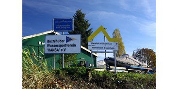 Yachthafen - Niedersachsen - Begrüßung - City Sortboothafen Buxtehuder Wassersportverein Hansa e.V.