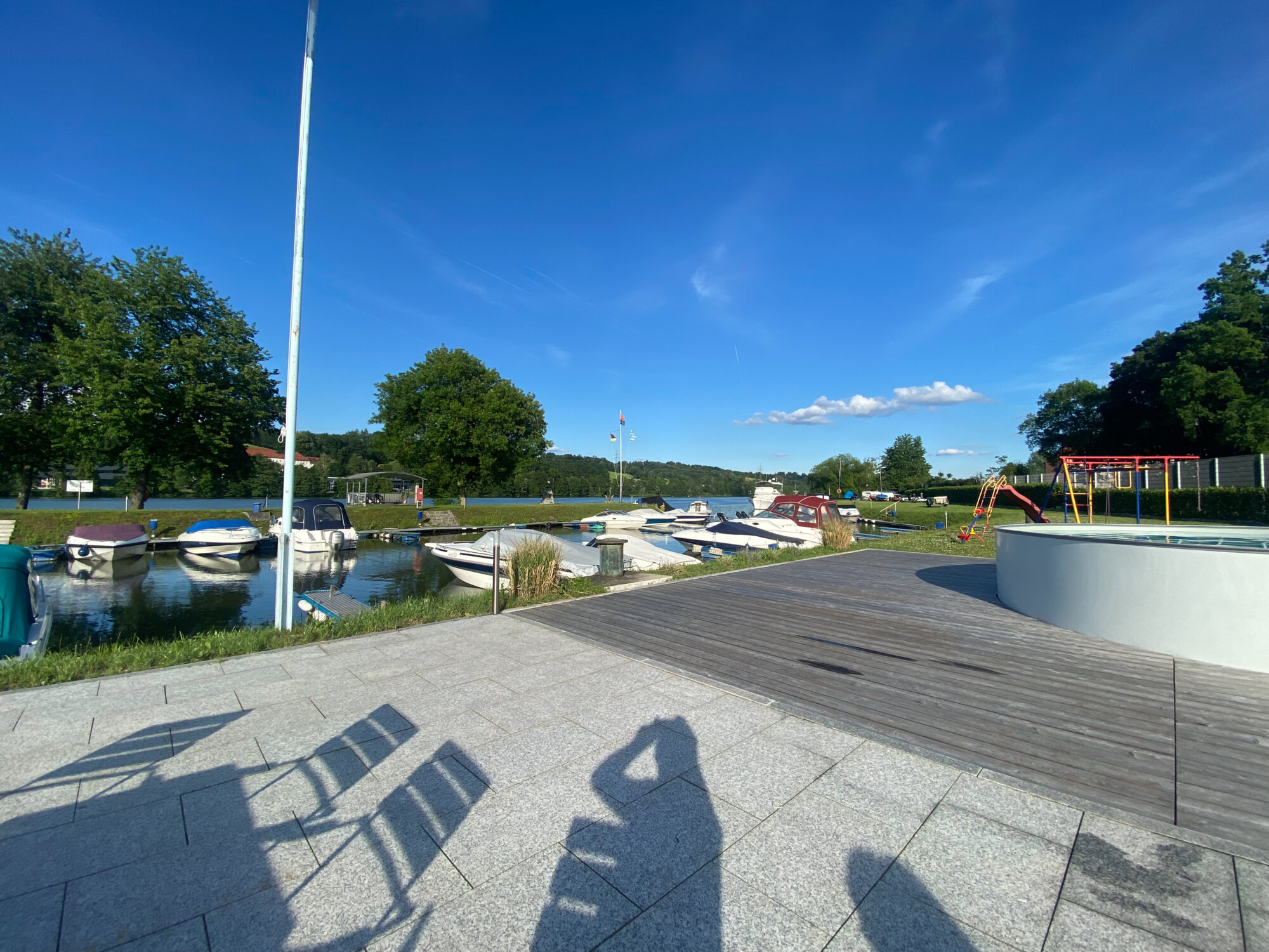 Yachthafen - Duschen - Bäderdreieck - Motor-Yacht-Club Passau