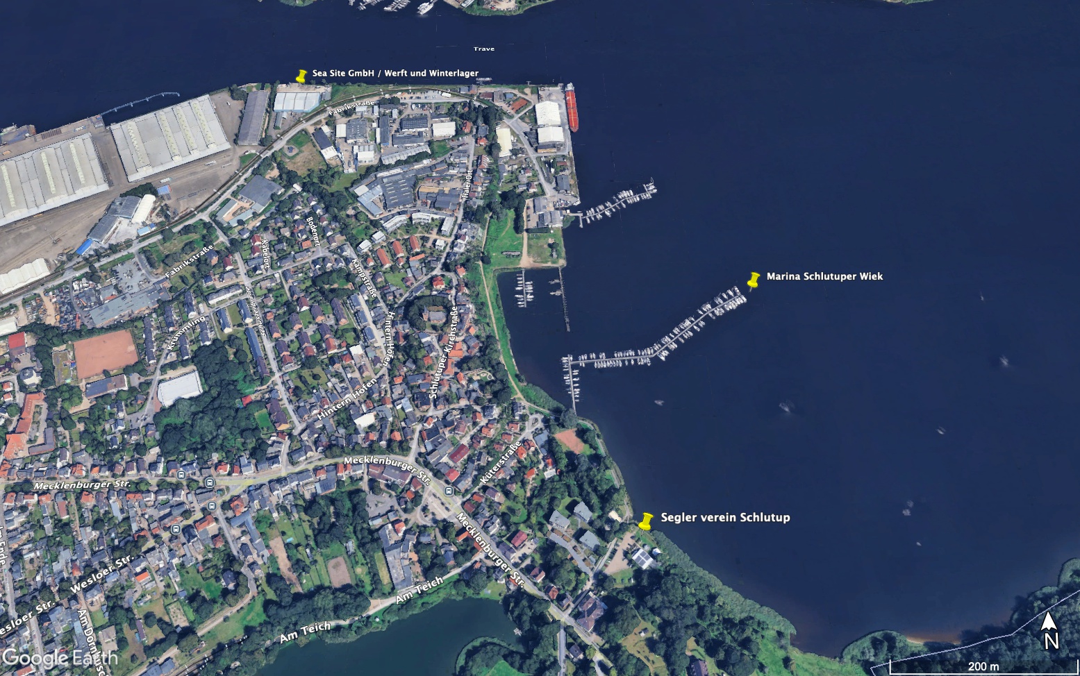 Yachthafen - Marina Schlutuper Wiek - Marina Schlutuper Wiek 