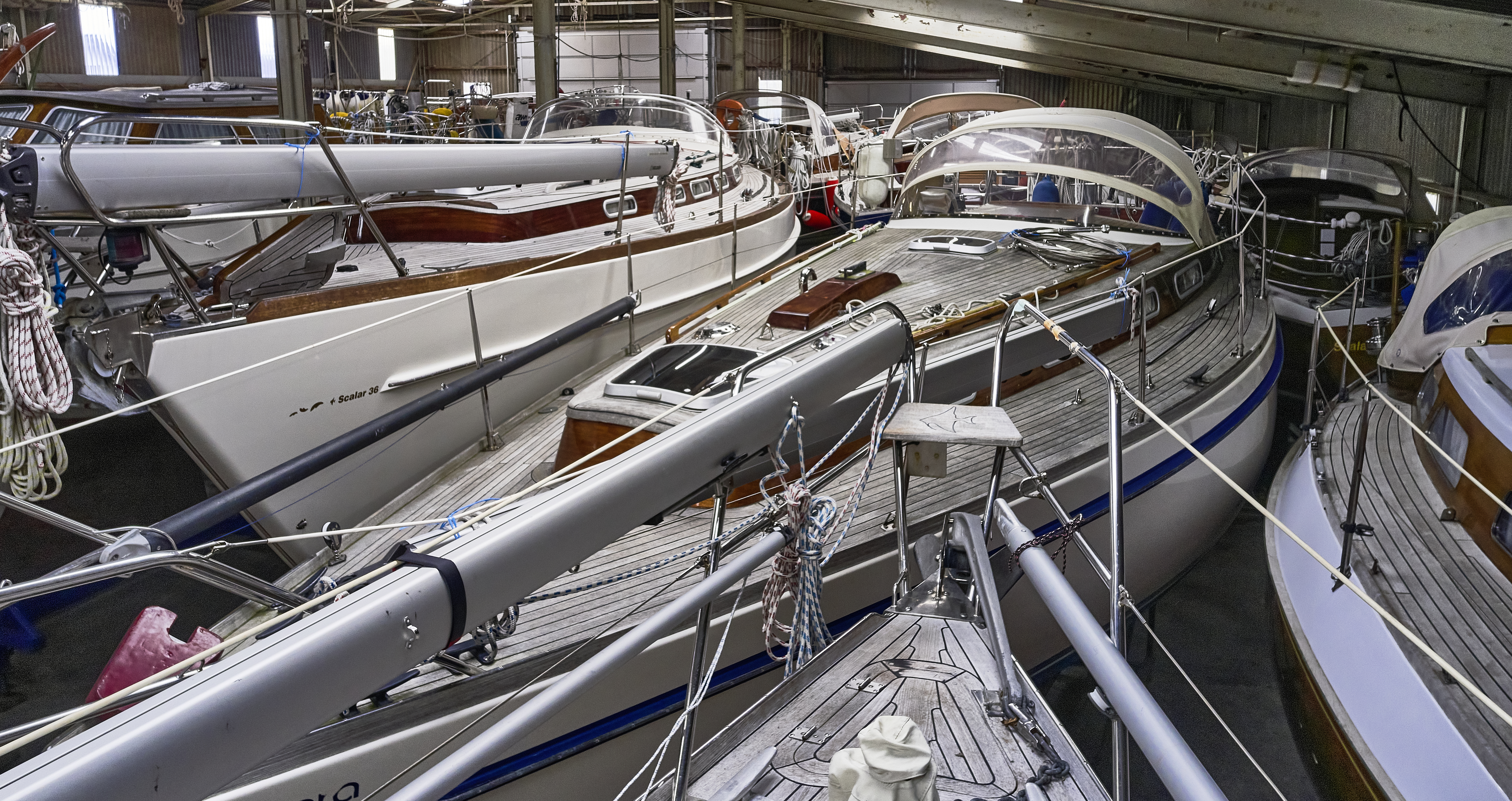 Marina: Winterlager Grauhöft - Bild Henningsen & Steckmest - Henningsen & Steckmest, Grauhöft