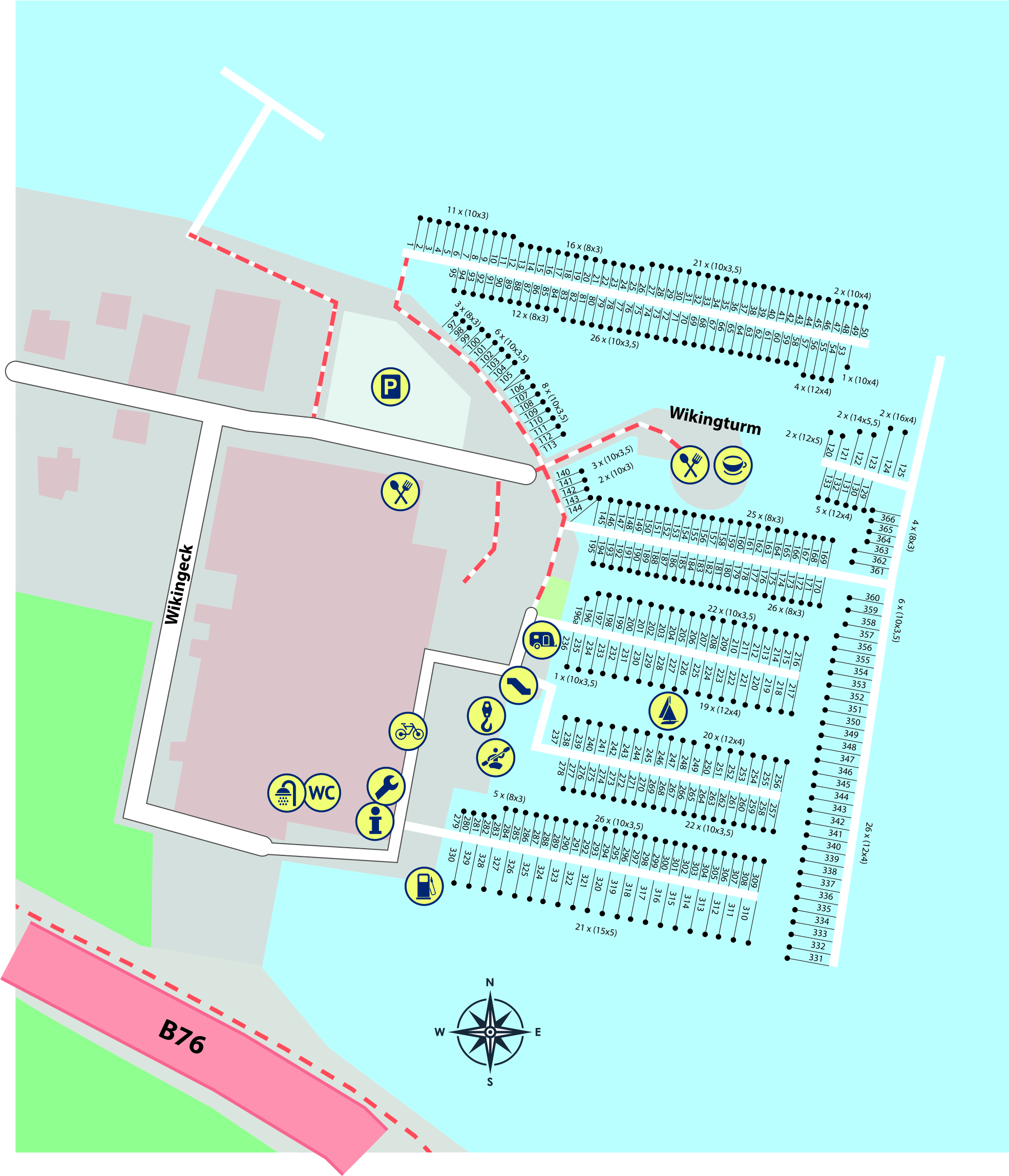 Yachthafen - Wiking Yachthafen