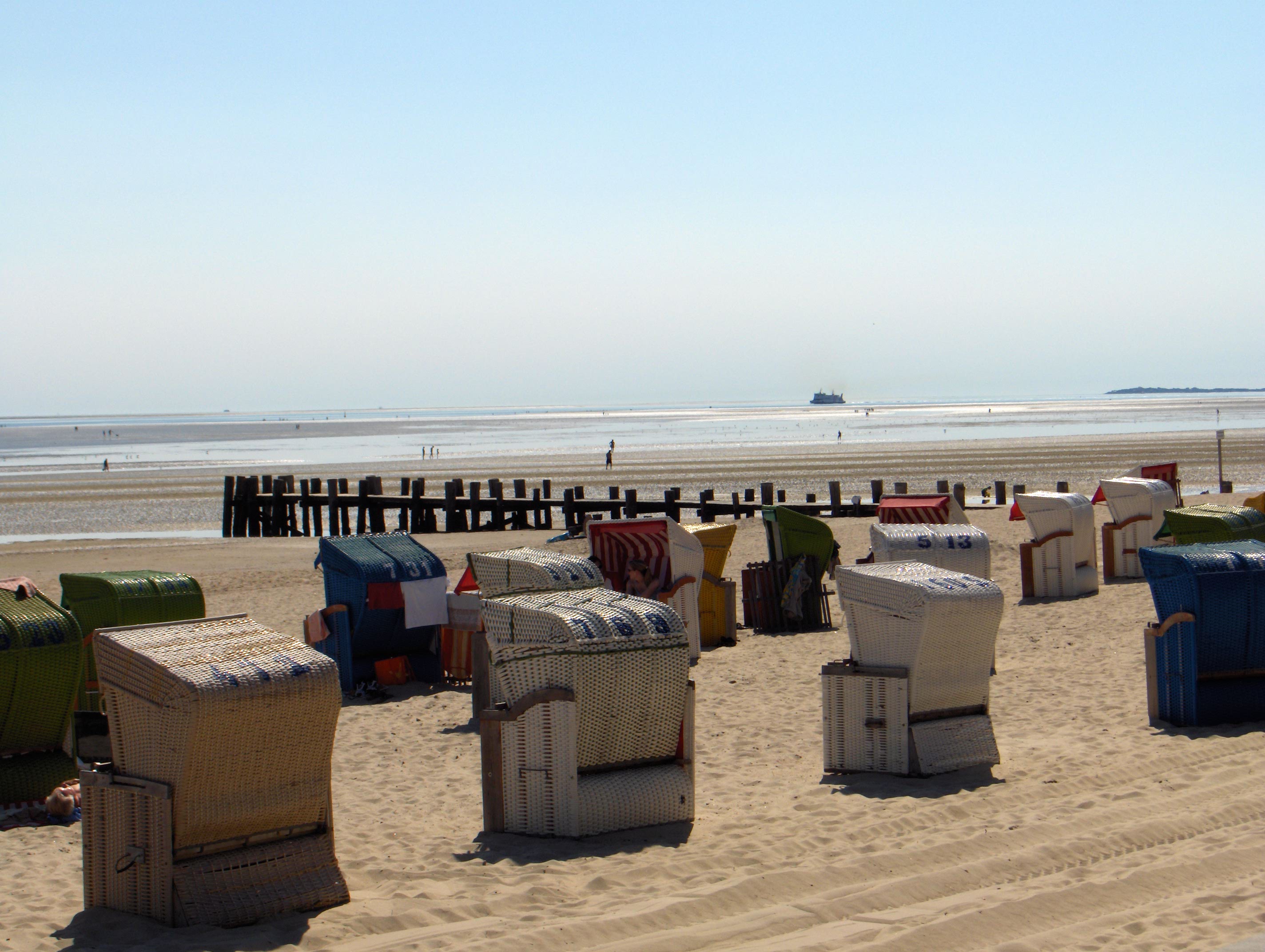 Marina: Wyker Badestrand - Sportboothafen Wyk auf Föhr
