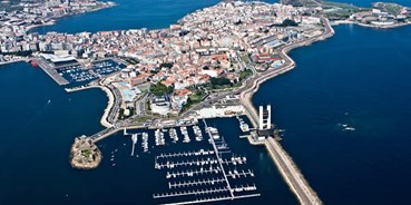 Yachthafen - Galicien - Marina Coruña