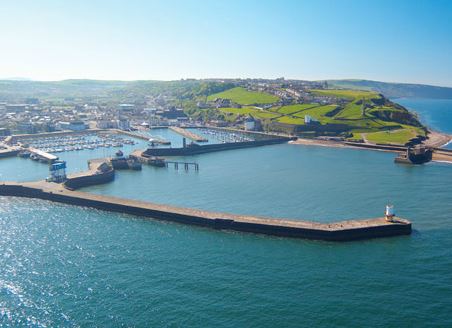 Yachthafen - Wäschetrockner - Cumbria - Homepage http://whitehavenmarina.co.uk/ - Whitehaven Harbour - Marina