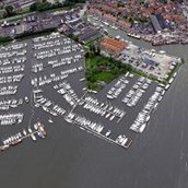 Marina - luftbild des Hafens - Jachthaven Waterland Monnickendam Bv