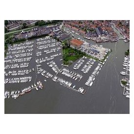 Marina: luftbild des Hafens - Jachthaven Waterland Monnickendam Bv