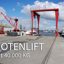 Marina: Boatlift till 40.000 kg and 22 meters. - Kempers Watersport