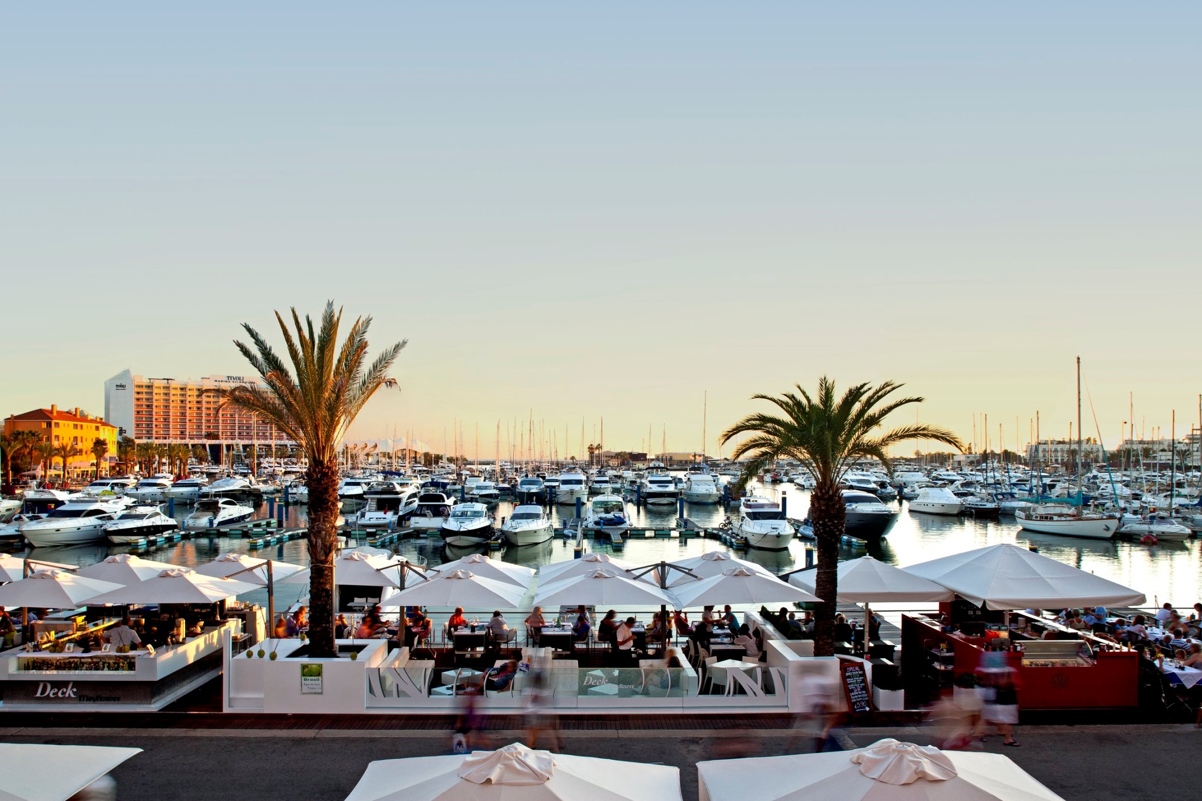 Yachthafen - Wäschetrockner - Algarve - Restaurants und Bars um die Marina - Marina de Vilamoura
