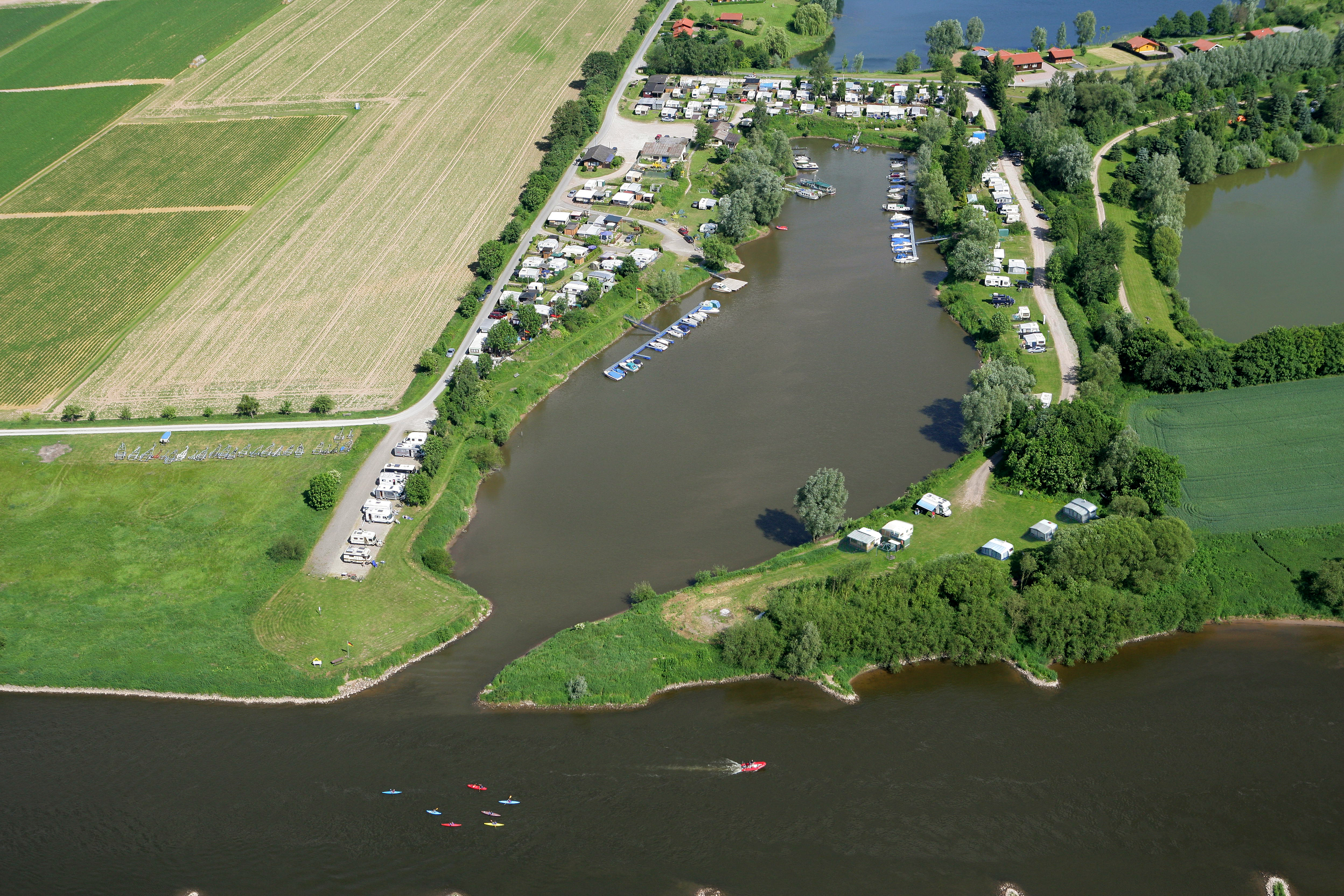Yachthafen - Weserbergland, Harz ... - Yachthafen Dreiländereck Lauenförde
